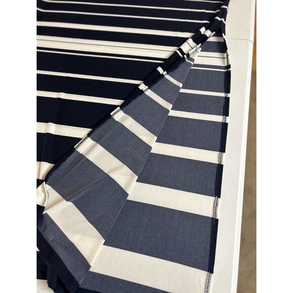 Chico's Blue White Striped Knit Maxi Dress -‎ Size 2 - Picture 13 of 13